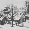 Winterlandschaft in Glatt, 1948
