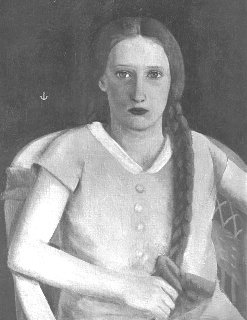 Hulda Rautenberg mit langem Zopf