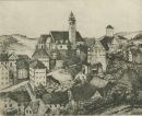 Paul Käberer: Horb a.N. I [mit Stiftskirche und Schurkenturm (1928)] - Thumbnail
