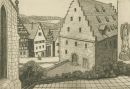 Paul Käberer: Hirschgasse mit Steinhaus (in Horb) - Thumbnail
